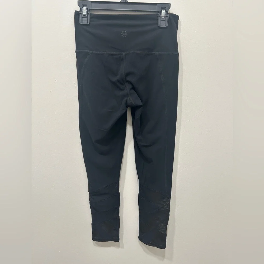 Athleta Leggings Size‎ XXS Black Mantra Capri Yoga Women’s 23” Inseam Gym Soft